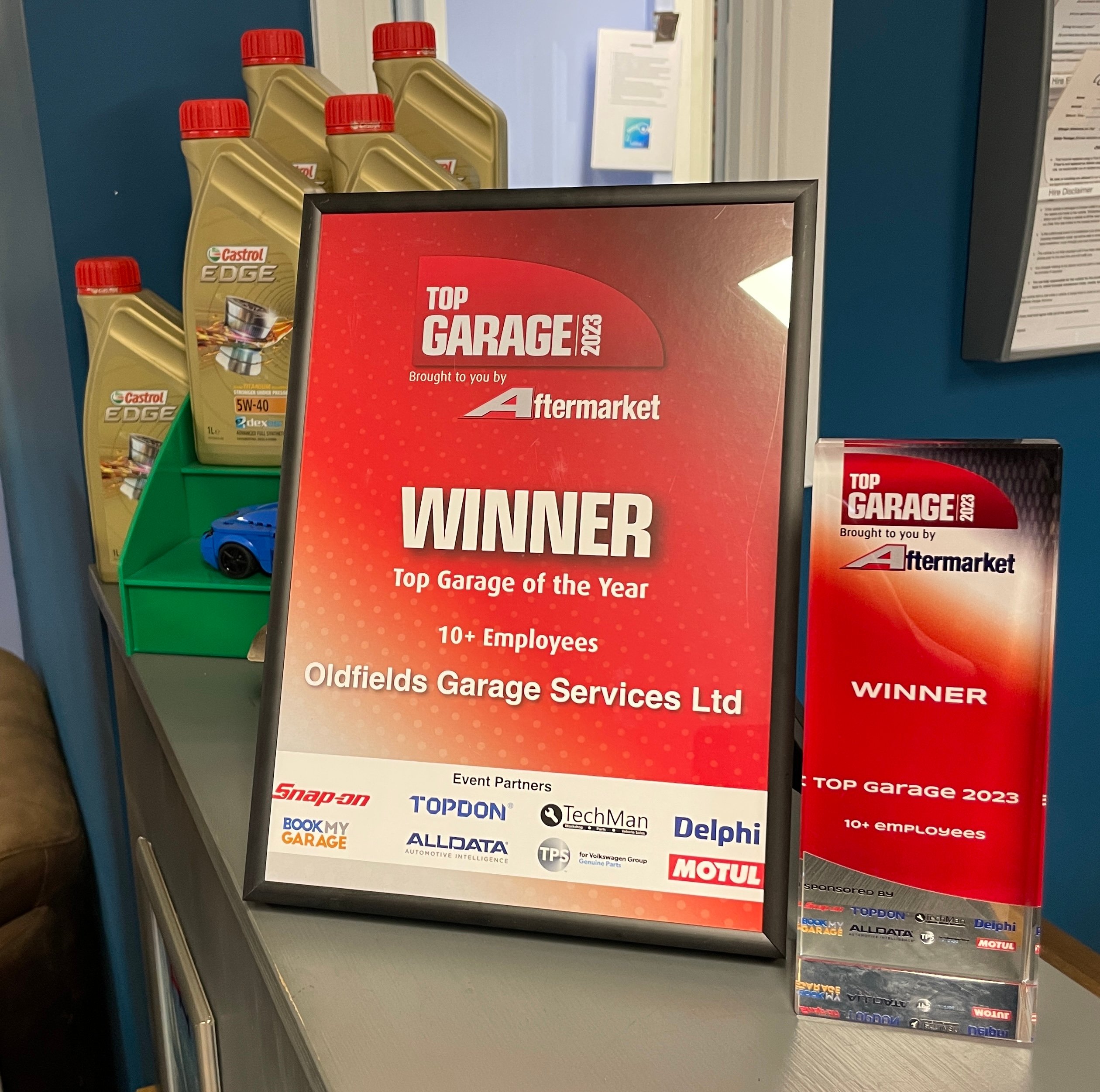 WINNERS! Top Garage 2023 Oldfields Garage